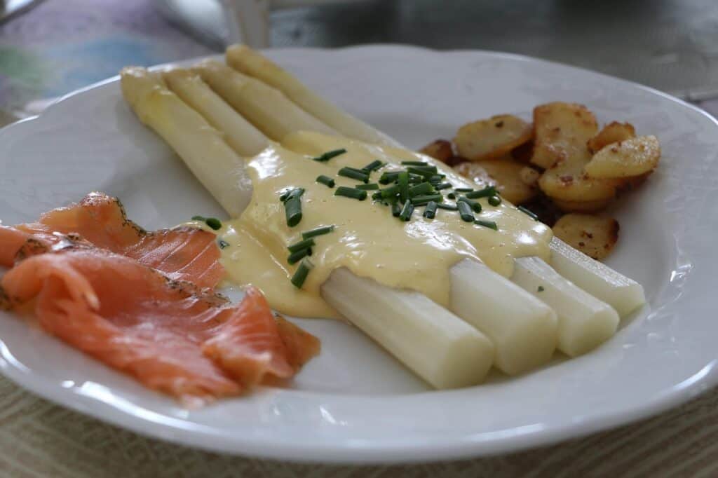 asperge hollandaise zalm